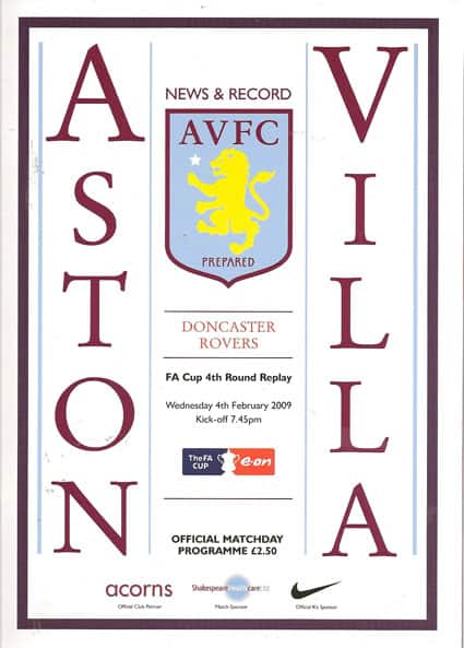 Aston Villa FC v Doncaster Rovers FC